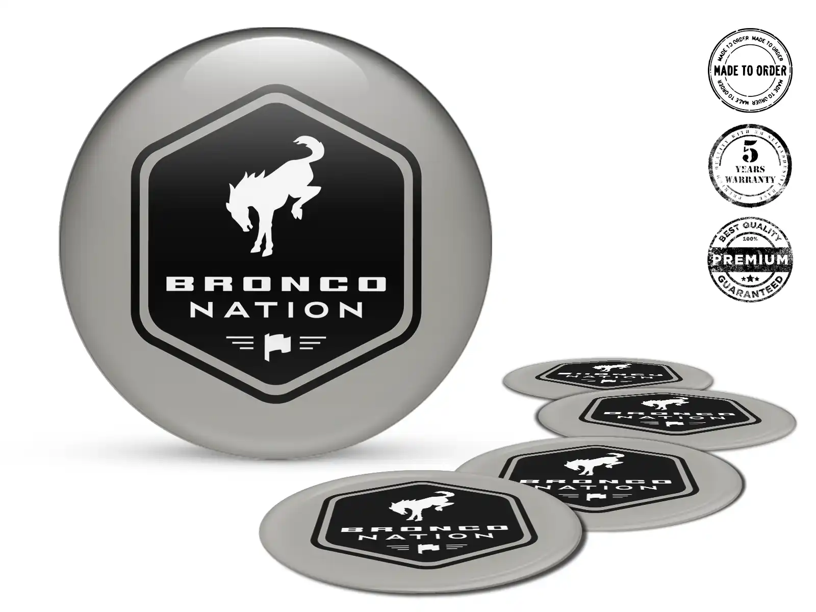 Ford Calcomanías Bombadas Custom Logos Premium de Aro